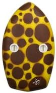 ENJOY-HANDPLANES LARGE 14X8.5 ARCH TAIL YELLOW BROWN SPOTS