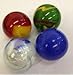 Mega Marbles Glass Shooters, Set of 50 Assorted Colored Bulk - 1