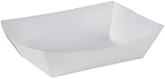 Southern Champion Tray 0550 #25 Paperboard Food Tray, 1/4 lb Capacity, White (Pack of 1000)