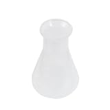 100ml Clear White Plastic Laboratory Chemical Conical Flask Storage Bottle
