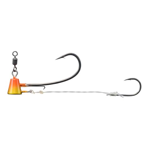 ダイワ(DAIWA) 鯛テンヤ 紅牙タイテンヤSSフカセSP 1.5号 オレンジ/金