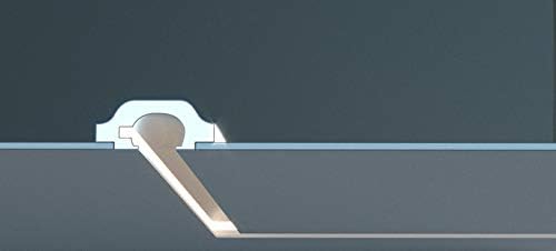 EL118 - Cutting of indirect LED ceiling recessed light in plasterboard