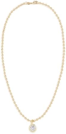 Amazon.com: Zoe Chicco Women's 14k Gold Bezel Diamond Cross