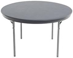 Dynalite Featherweight Heavy, Duty ABS Plastic Folding Table, Round, 36" Diameter x 29"H