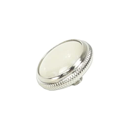 White Shell Inlay Trumpet Finger Buttons Sliver for Trumpet Replacement