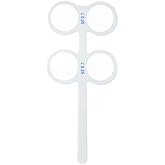Optical Fixed Flipper Plastic Lens,Optical Lens,Optical Flipper Plastic Optometry Flip Lens,Use for Near Vision Amblyopia Confirmation Test (&plusmn;0.25)