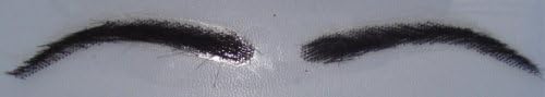 Pretty Loxx Unisex Real Hair Eyebrows x1 pair (with adhesive and eyelashes) (1)