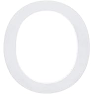 BestPysanky MDF Wood White Painted Letter O (6 Inches)