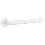 Franklin Brass 5624 1-1/2-Inch x 24-Inch Concealed Mount Safety Bath and Shower Grab Bar, White