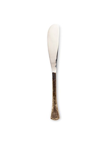 Abbott Collection Flatware Spreader, Antique Gold