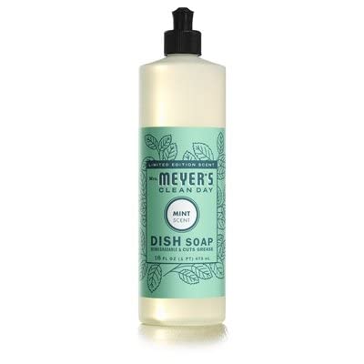 LIQUID DISH SOAP, MINT, 16-OZ.
