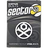Sector 9 Black Skateboard Hardware Set - 1 1/2"