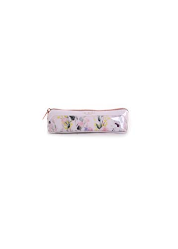 Ted Baker London Zuchini Elegant Floral Pencil Case in Nude Pink