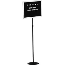 Single Pedestal Free-Standing Letter Board Size: 12
