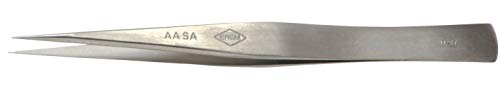 Erem Utility Tweezers - Stainless Steel Tip - Straight Tip Shape - 4.921 in Length - AASA [PRICE is per EACH]