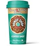 Ready to Drink, Donut Shop Coffee Shots - 100mg Caffeine, Sweet & Creamy, Premium coffee energy boost in a ready-to-drink 2-ounce shot, Single Bottle