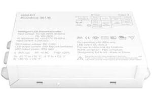 EldoLed ECOdrive 361/B 500MA LIN 10.0MIN, ECOdrive, 30W, 0-10V, 1 control channel, constant current, 1x 55V output, bottom feed, metal square 500MA LIN 10.0MIN, 228WYF