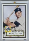 2006 Topps Mickey Mantle #1 Rookie of The Week Baseball Card - Mint Condition- Shipped In Protective Screwdown Case!