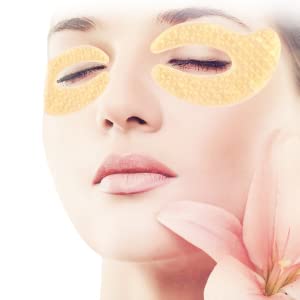 Under Eye Mask,24K Gold Eye Mask,1pc Anti Aging Under Eye Patches Hydrating For Puffy Eyes Reduce Wrinkles Under Eye Bags Treatment For Dark Circles Eye Masks Cooling Eye Masks Eye Gel Pads