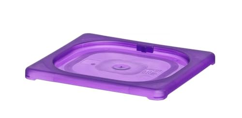 HENDI Gastronorm lid purple, PP, 176x162 mm