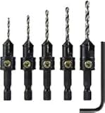 Snappy Tools Quick-Change 5-Pc. Countersink Drill Bit Set. Proudly Made in the USA.