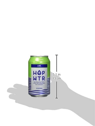 HOP WTR LIME SPARKLING HOP WATER, 12 FZ
