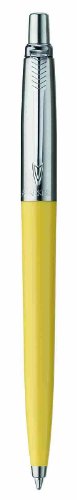 Parker Jotter Sprint Yellow Ballpoint Pen Blue Ink