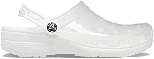 CROCS Adult Classic Translucent Slip On Clog - White Crocs classic translucent clogs in white | ASOS main image 3