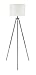 Signature Design by Ashley Susette Brushed Silver Finish Metal Floor Lamp