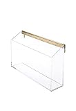 russell+hazel Acrylic Wall Valet, Clear with