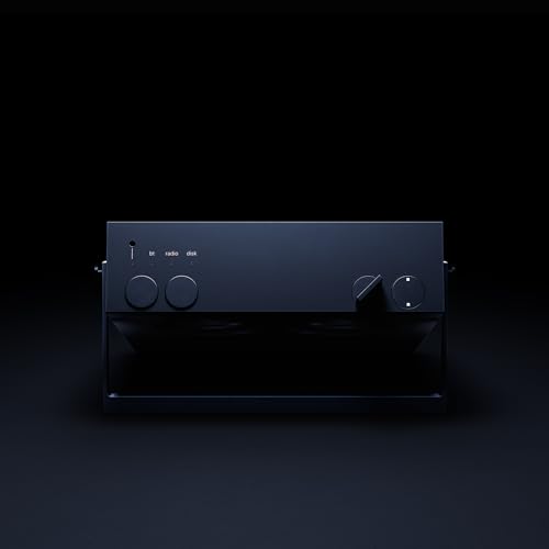 Teenage Engineering OB-4 Portable Wireless Bluetooth Stereo Speaker, FM Radio, Rechargeable and Durable Bacteria with 40 Hours Life, Black