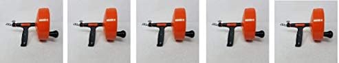 General Pipe Cleaners R-25SM Spin Thru Drain Auger with 1/4-Inch by 25-Feet Cable (5)