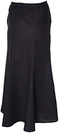 Maxi Skirt for Tall Ladies Stylish Women 39-42 INCHES Long Maxi Skirt Fully Lined Panel Cotton Linen UK Size 10 12 14 16 18 20 22 justfound4u