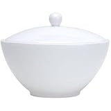 Jasper Conran by Wedgwood White Bone China Covered Sugar