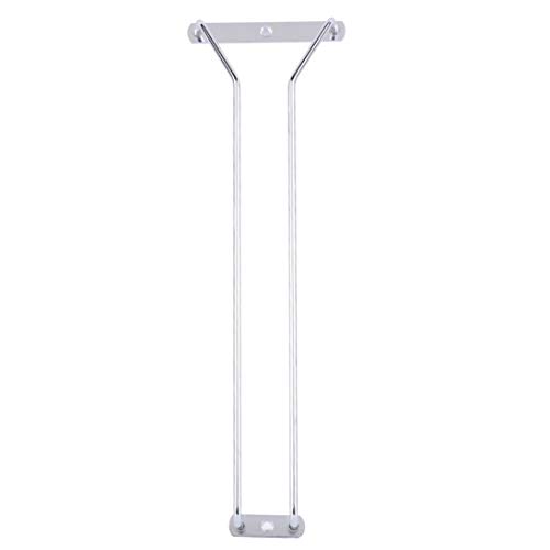 Baynne Wine Glass Rack Hanging Chrome Plated Stemware Holder Under Cabinet Home Bar - Thumbnail 3