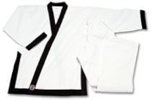 Playwell Tang Soo Do Instructors Black Trim Heavyweight Uniform