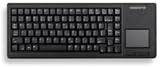 Cherry 15 Inch Xs Mini Trackball Touchpad Keyboard Black Usb 88 Key