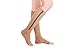Mxinran Compression Socks, New Compression Zipper Sox Socks Stretchy Zipper Leg Support Unisex Open Toe Knee Stockings,1Pack