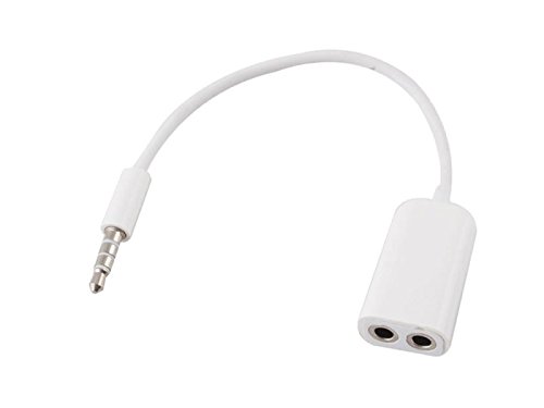 Cabo de Áudio P3 Macho para Fone e Microfone Fêmeas