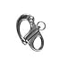 JY-MARINE 2 Inch(50mm) Fixed Bail Snap Shackle for Sailboat,Bracelet - 316 Stainless Steel,Marine Grade