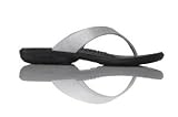 Okabashi Women's Ocean Flip Flops Black/Silver Size S 5-6 New!