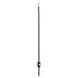 Everbilt Powder-Coated Green Steel Fence T-Post, 1.75"L x 3.5"W, Set of 12, Choose Length (7 Ft.)