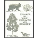 Techniques for Wildlife Investigation and Management, , 0933564155