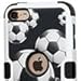 MYTURTLE Sports Fan Series, Soccer Case Designed for iPod Touch 7th 6th 5th Generation, Rugged Hybrid Shockproof Nonslip Cover, Realistic 3D Touch Textured Surface