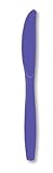 Creative Converting Touch of Color Premium 24 Count Plastic Knives, Purple