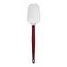 Rubbermaid Commercial Products High Heat Spoon Scraper Spatula, 13.5-Inch, Red, Kitchen Supplies Restaurant Use