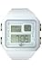 Adidas Curitiba Digital White Dial White Silicone Strap Mens Watch ADH2771