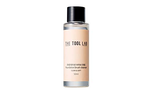 The Tool Lab Foundation Brush Cleanser 50ml (1.7oz), Contains panthenol and silk extracts to protect the hair - Thumbnail 7