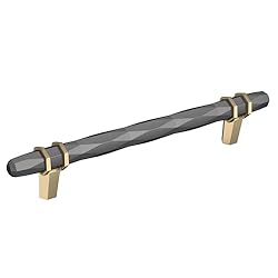 Amerock | Cabinet Pull | Black Chrome/Golden