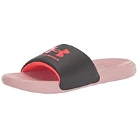 Under Armour Women's Ansa Fix Slide Sandal, Jet Gray (104)/Beta, 6